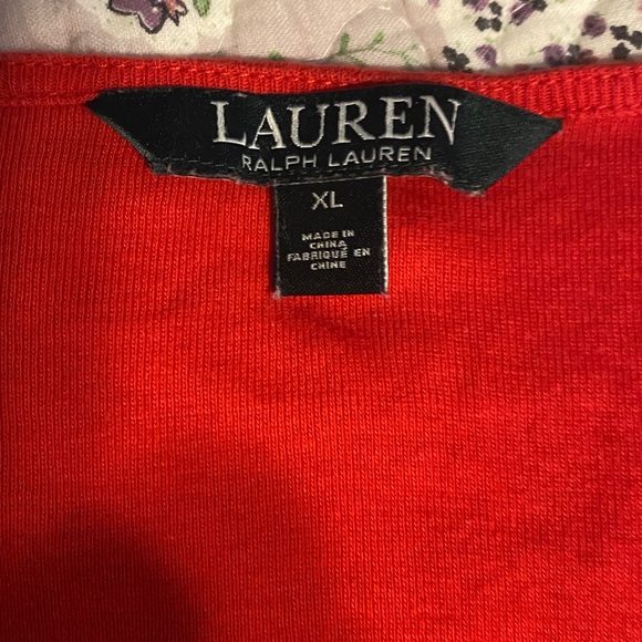 Ralph Lauren Bold Red Top - Picture 1 of 2